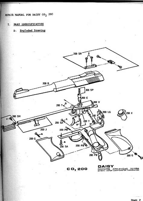 Daisy Air Rifle Parts Diagram