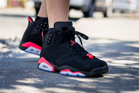 Air Jordan 6 Black Infrared On Feet Sneaker Review