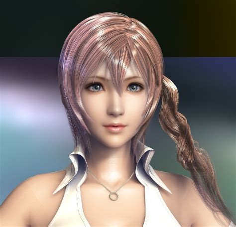 Serah Farron Final Fantasy Character D Model Object Files Free Download Modeling On