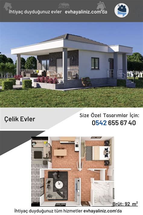 Yeni Tasarım Müstakil Evler, 2021 | Evler, Ev planları, Tasarım