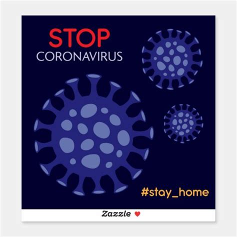 Stop Coronavirus Spreading Covid 19 Pandemic Sticker