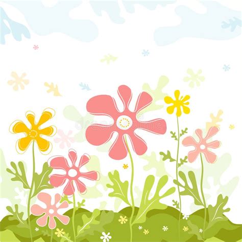Spring Vector Flowers Stock Vector Illustration Of Detail 2902687