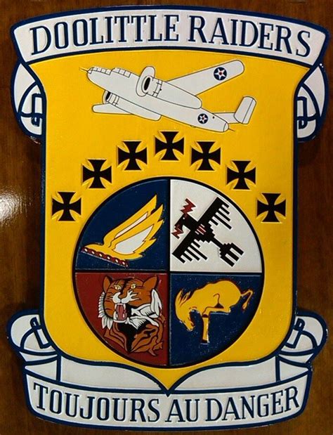 37th Bomb Squadron Doolittle Raid Felt Patch Us Navy Army Air Corps Uss