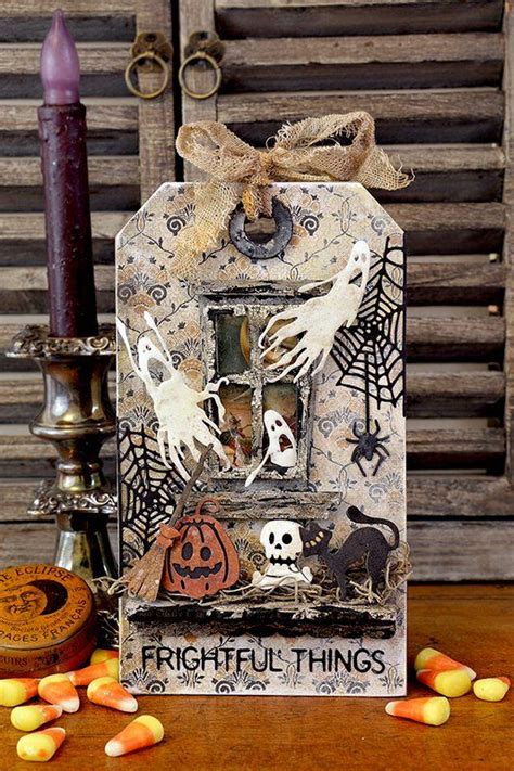 Frightful Things Tim Holtz Sizzix 3 Release Halloween Cards