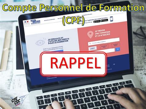 En france, le compte personnel de formation (cpf) est un dispositif de financement public de formation continue. Compte Personnel de Formation (CPF) - My CFE-CGC Airbus