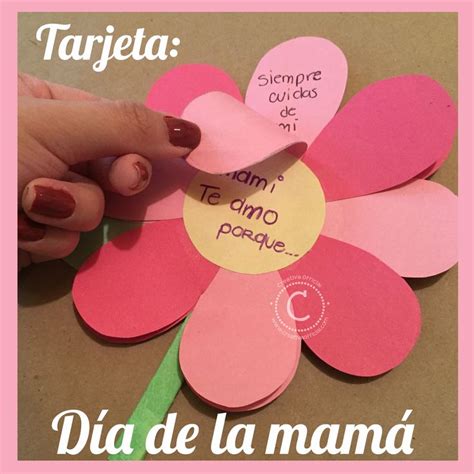 T Rjeta F Cil Y Creativa Para El D A De Las Madres Mother S Day Card