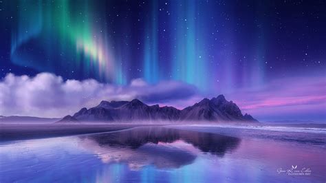 Download Nature Aurora Borealis Hd Wallpaper By Gene Raz Von Edler