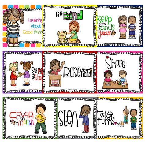 Buy Dfzus 9 Pcs Class Rules S For Classroom Organization Decorations