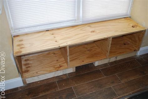 Diy Window Bench Seat With Drawer Storage Storage Bench Seating