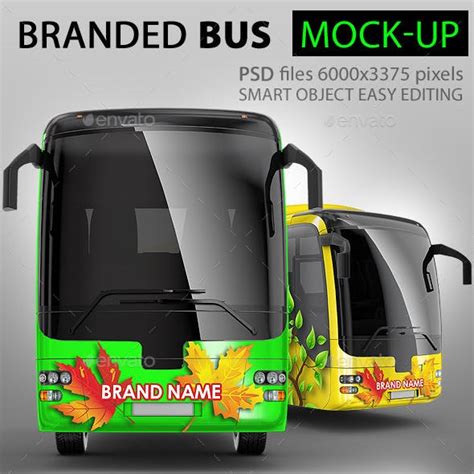 Free for both personal and commercial purposes. 160+ Best Bus Mockup Templates | Free & Premium