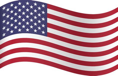 Printable Country Flag Of The United States Of America Waving