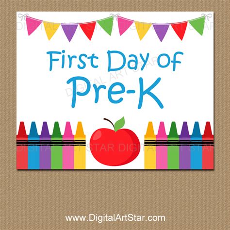 First Day Of Pre K Worksheet