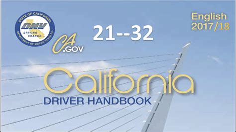 California Driver Handbook Audiobookreal Voicedmv21