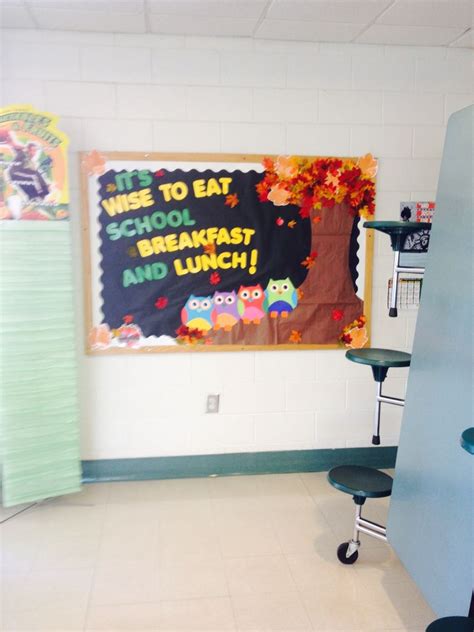 School Cafeteria Bulletin Boards
