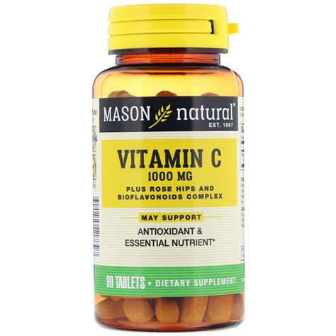 Different forms of vitamin c. Mason Natural Vitamin C 1,000 mg 90 Tablets | Super Supplement