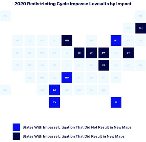 2020 Redistricting Cycle Report How Maps Were Challenged In Court
