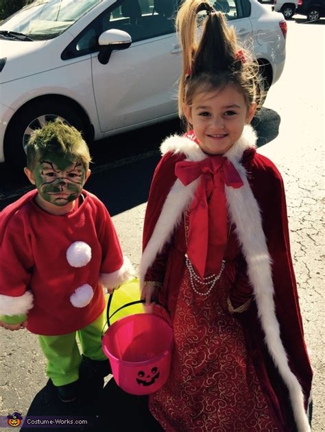 The Grinch And Cindy Lou Who Childrens Halloween Costume