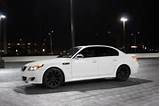 White Bmw With White Rims Pictures