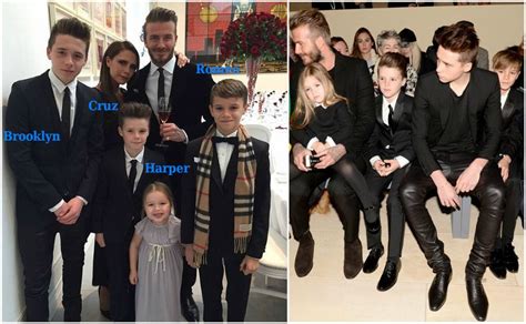 The couple decided to name their third son after the country he. David and Victoria Beckham's four children. Cuteness ...