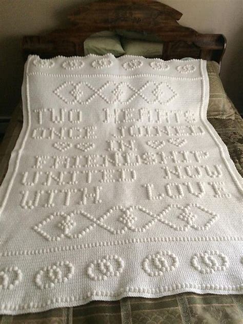 57 2 Hearts Joined And Rings Pattern By Nancy Liggins Afghan Crochet