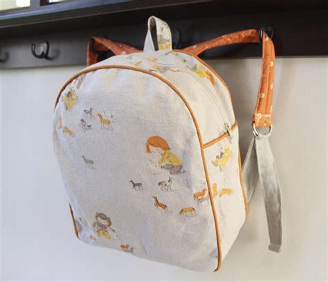 Toddler Backpack Sewing Pattern Pdf Backpack Sewing Backpack Pattern
