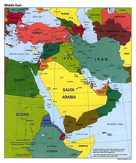 Countries Of The Middle East Map Map 2023