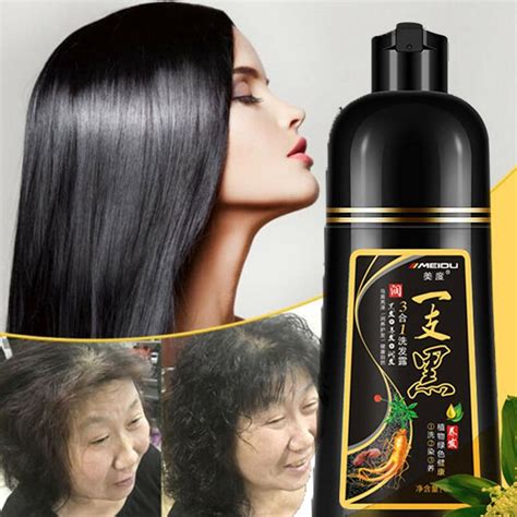 But visiting a salon can often burn a hole in your pocket. Natural Black Hair Shampoo Only 5 Minutes Grey Hair ...