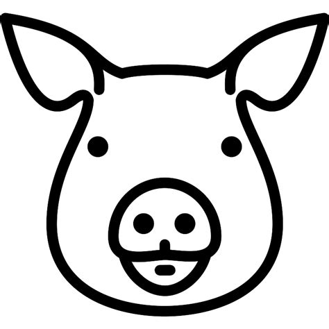 Pig Head Vector Svg Icon Svg Repo
