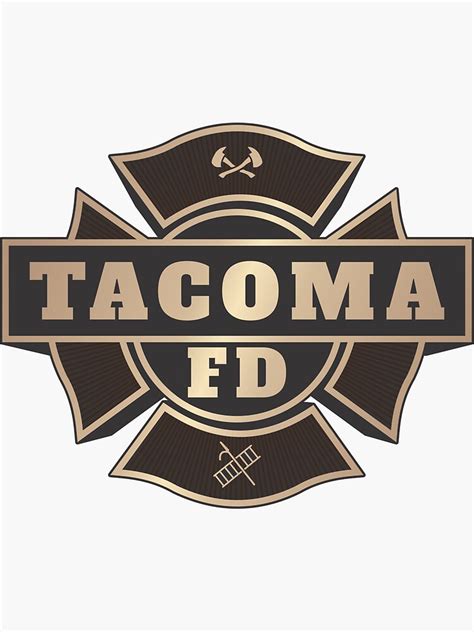 Tacoma Fd Logo Sticker For Sale By Thomaskadmon Redbubble