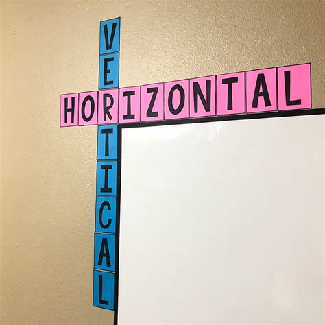My Math Resources Horizontal And Vertical Posters