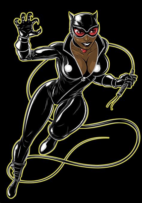 Black Catwoman Varient By Thuddleston On Deviantart