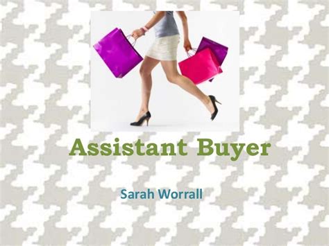 assistant buyer