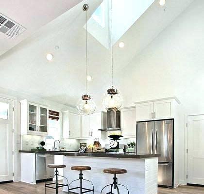 No matter what style, design, or type of ceiling lighting your home needs, you'll always find the best brands at every day low prices here at. I dislike the steep vaulted ceiling in a kitchen. Doesn't ...