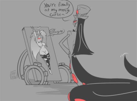 Rule 34 Black And White Cherri Bomb Hazbin Hotel Comic Comic Page Dani Draws