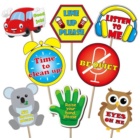 Buy 8 Pieces Manage Your Class Signs Management Signs For Nursery