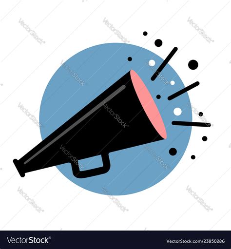 Megaphone Announcement Royalty Free Vector Image