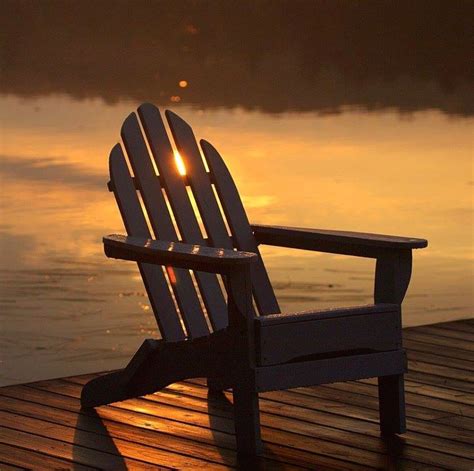 Chair At Sunset Via Carols Country Sunshine On Facebook Lake House