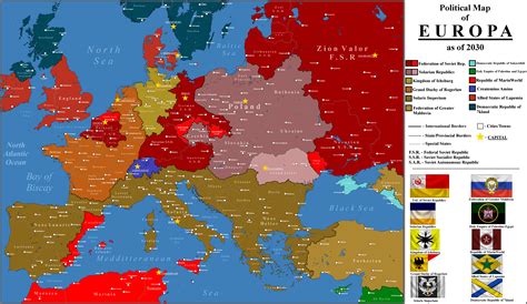 Map Of The Europa As Of 2030 Nationstates By Tondoempireball On