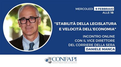 Confapi Incontra Il Vicedirettore Del Corriere Della Sera Daniele Manca