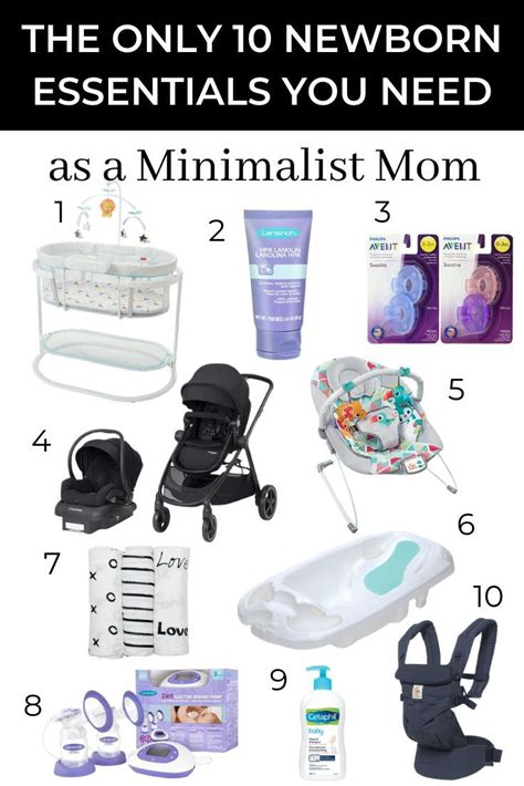 The Only 10 Newborn Essentials You Need As A Minimalist Mom Baby