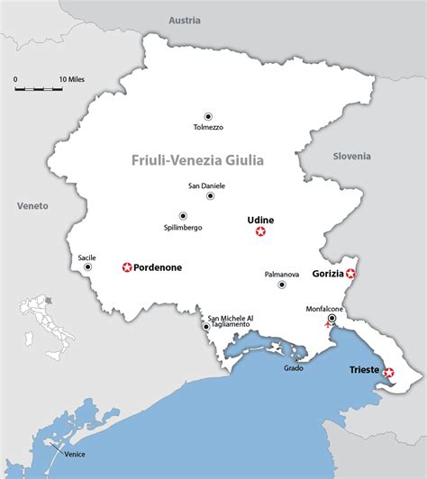 Friuli Venezia Giulia Map And Guide Wandering Italy