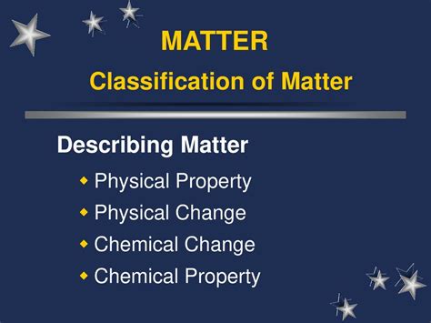 Classification Of Matter Ppt Download