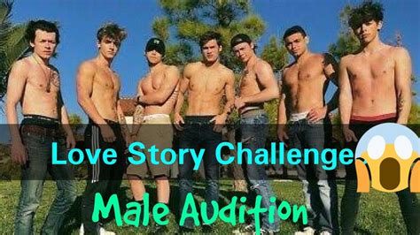 Tiktok Love Story Challenge Hunk Male Audition Youtube