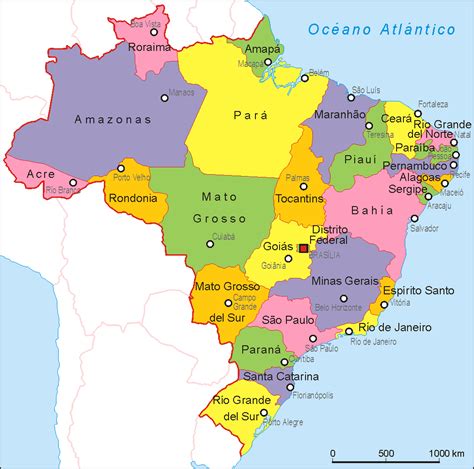 File Brasil Administrative Map Es Png