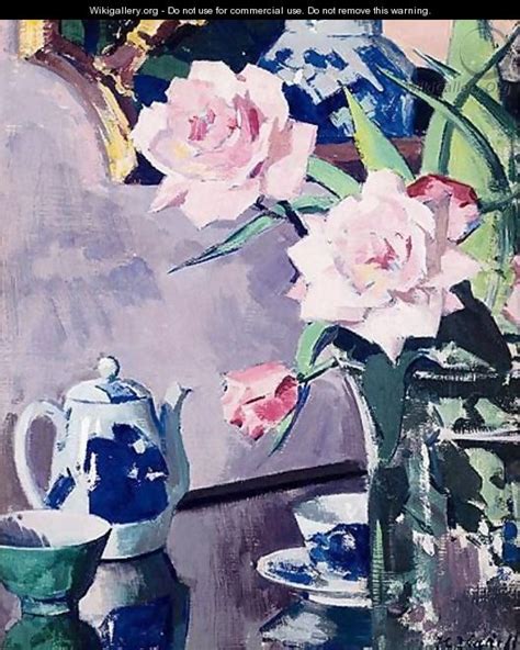 Roses Francis Campbell Boileau Cadell Wikigallery Org The Largest Gallery In The World