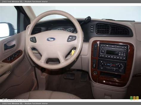 Medium Parchment Interior Dashboard For The 2003 Ford Windstar Sel