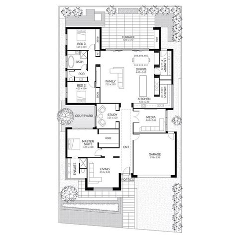 House Floor Plans On Instagram This Single Level 3 Bedroom Study