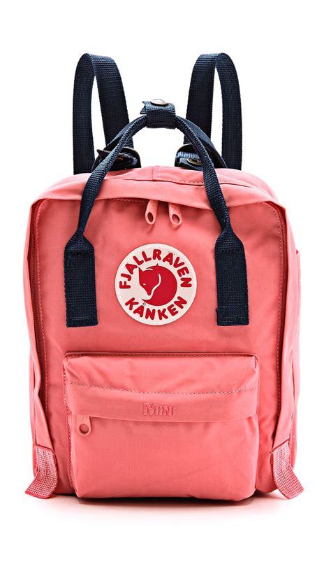 Lyst Fjallraven Kanken Mini Backpack In Pink