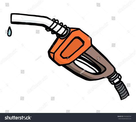 Petrol Pump U002f Cartoon Vector And Illustration Hand Drawn Style