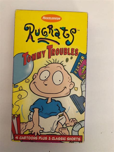 Set Of Vhs Rugrats Tommy Troubles Chucky The Brave Nickelodeon Sexiz Pix